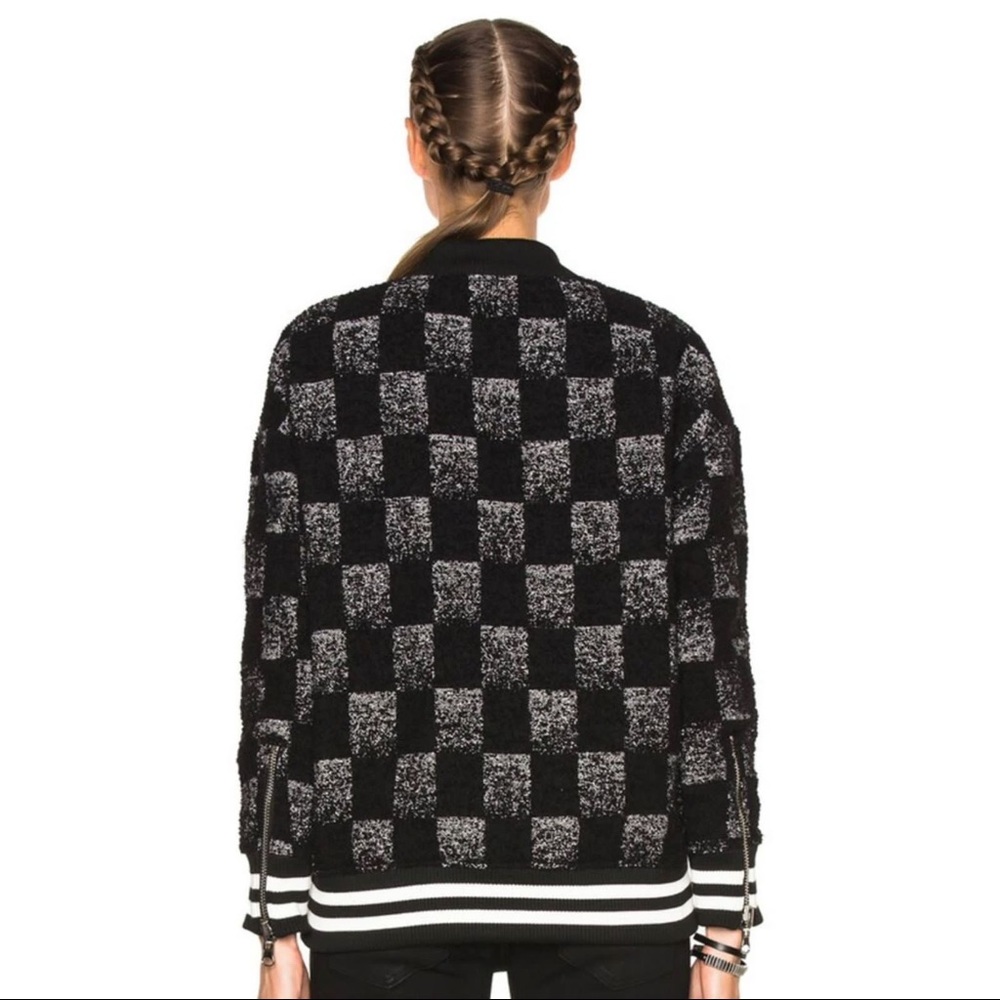 ADAPTATION Reversible Check Bomber Jacket - Picture 4 of 16